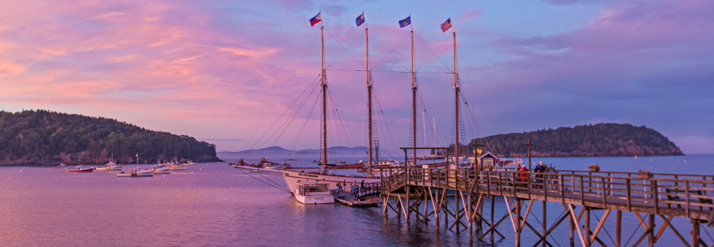 sunset cruise in Bar Harbor Maine